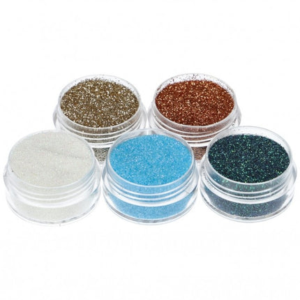 Set de tatouage pailleté coloré Hiver 5pcs