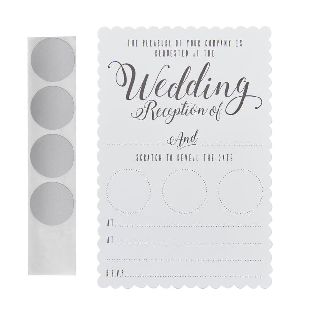 Invitations Réception 15cm 10pcs