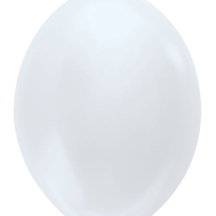 Ballons de baudruche blanc perle 30cm 50pcs