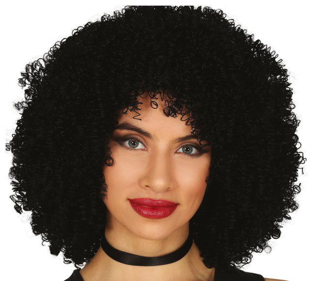 Perruque afro Noir