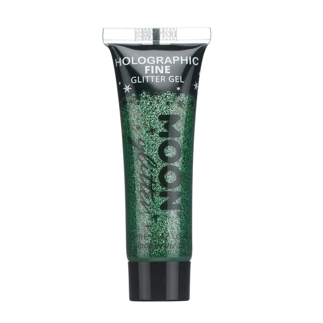 Moon Glitter Gel holographique à paillettes fines vertes 12ml