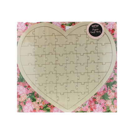 Livre d'or Cœur Puzzle 42cm