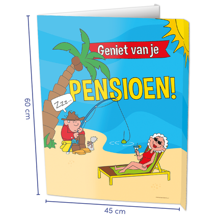 Enseigne de fenêtre Retraite 60cm
