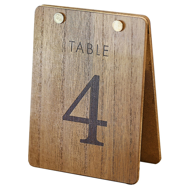 Numéros de table de mariage 13.7cm 12pcs