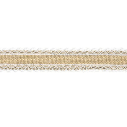 Ruban de jute Dentelle 5m