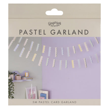 Guirlande colorée Pastel 5m