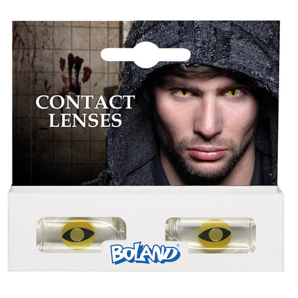 Lentilles de couleur Creep Yellow Cat's Eye
