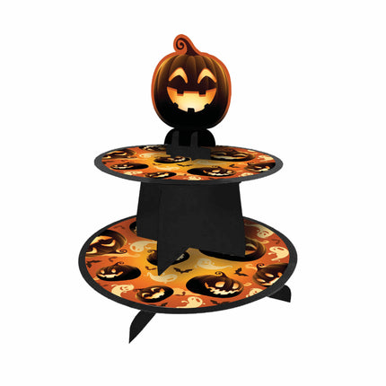 Décoration de table Halloween Orange Citrouilles 36cm