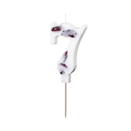 Pétales de bougie de 7 ans 8cm