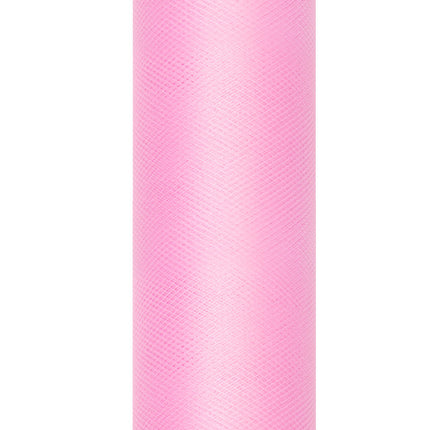 Rouleau de tulle rose clair 30cm 9m