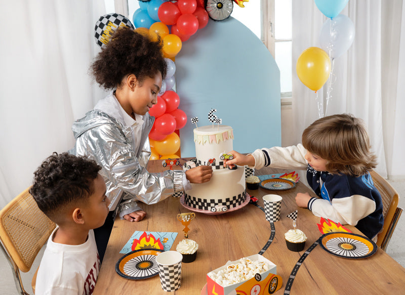 Dessus de cupcake Race 4pcs