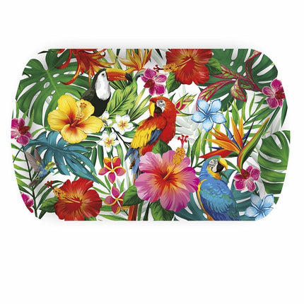 Plateau Hawaï en plastique 39cm