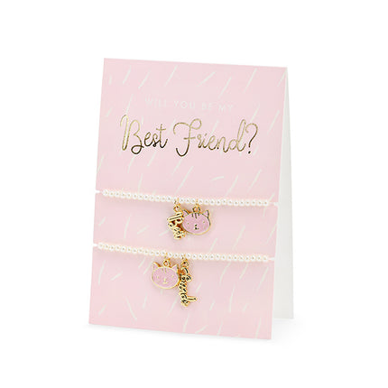 Carte de vœux Bracelets du meilleur ami 14.8cm