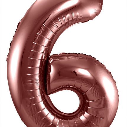 Ballon de baudruche Figure 6 Bronze XL 86cm vide