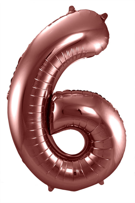 Ballon de baudruche Figure 6 Bronze XL 86cm vide