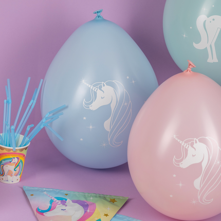 Ballons de baudruche colorés 30cm 8pcs
