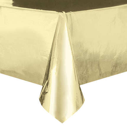 Nappe dorée métallisée 2.74m