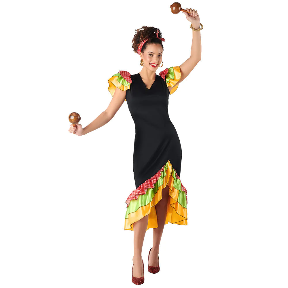 Robe espagnole flamenco pour femme – Partywinkel