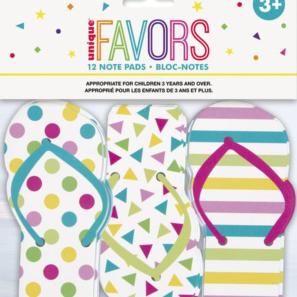 Handout presents Notebooks Slipper 11cm 12pcs
