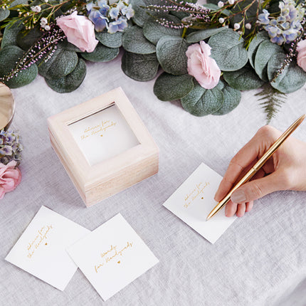 Boîte à cartes de mariage 9.5cm