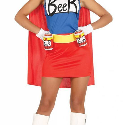 Ourson de costume de super-héros pour dames