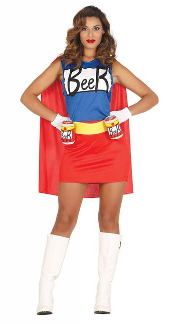 Ourson de costume de super-héros pour dames