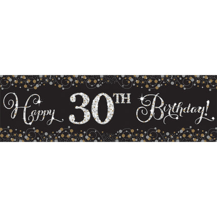 Bannière d'anniversaire Happy Birthday 1.65m