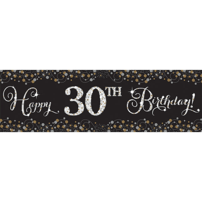 Bannière d'anniversaire Happy Birthday 1.65m