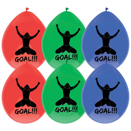 Ballons de baudruche Goal 30cm 6pcs