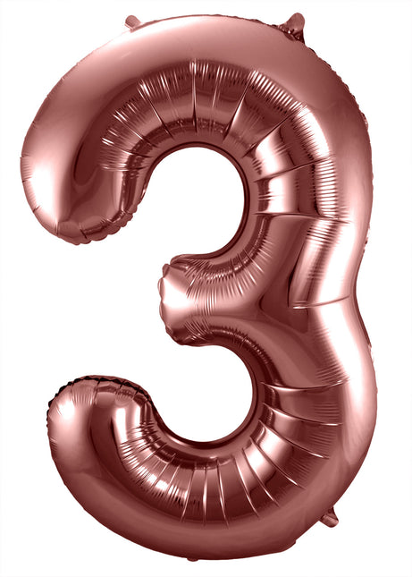 Ballon de baudruche Figure 3 Bronze XL 86cm vide