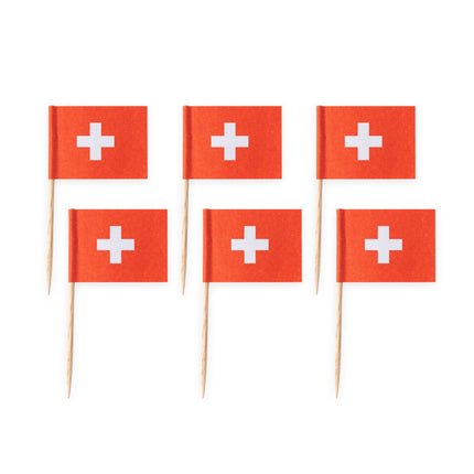 Suisse Bâtons à cocktail Suisse 6cm 50pcs