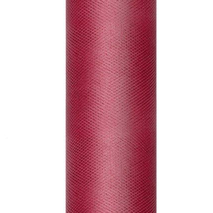 Rouleau de tulle rouge bordeaux 30cm 9m