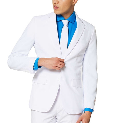 Hommes en costume blanc <tc>OppoSuits</tc>