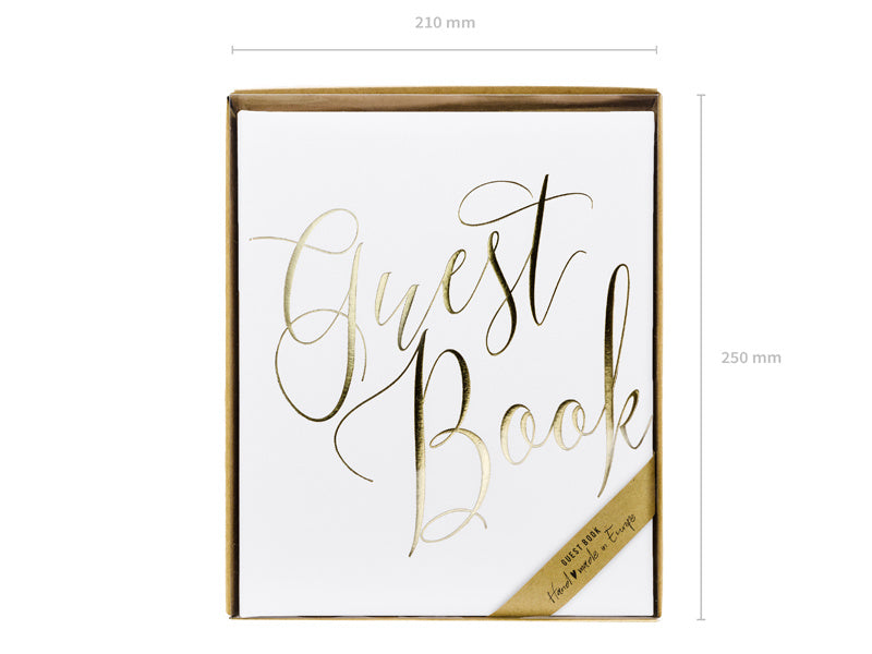 Livre d'or Lettres dorées 24.5cm