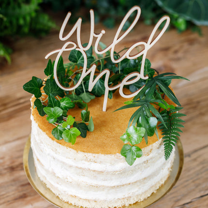 Dessus de gâteau Wild One Wood 22cm