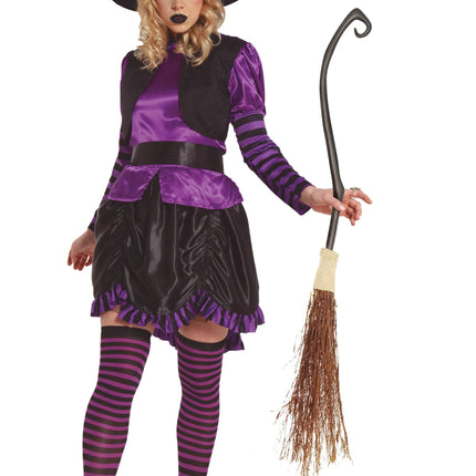 Balai de sorcière d'Halloween 1,15 m
