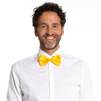 Nœud papillon jaune fluo