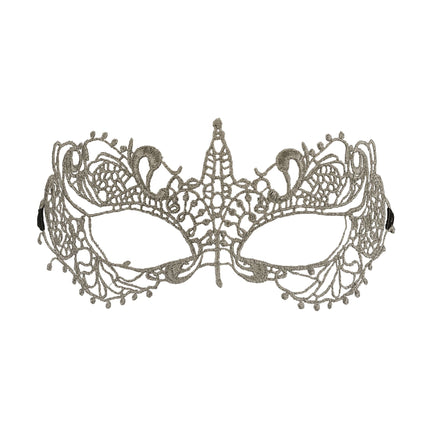 Masque pour les yeux en dentelle couleur ivoire
