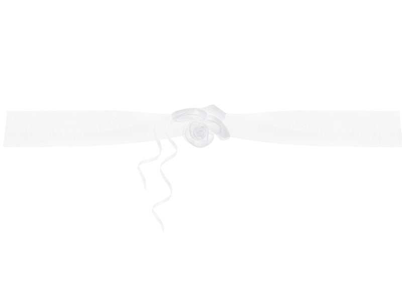 Décoration de voiture Fleur blanche 1.8m 2pcs