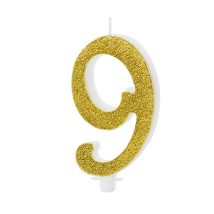 Bougie 9 ans or 10cm