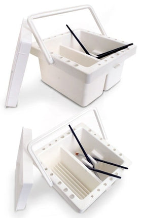 Plateau de nettoyage des brosses PXP blanc