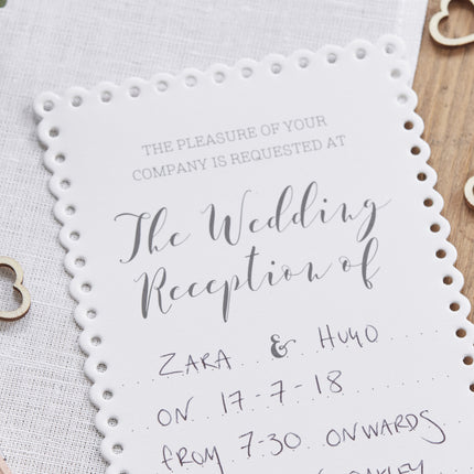Invitations de mariage 18cm 10pcs