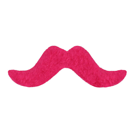 Fausse moustache colorée 5pcs