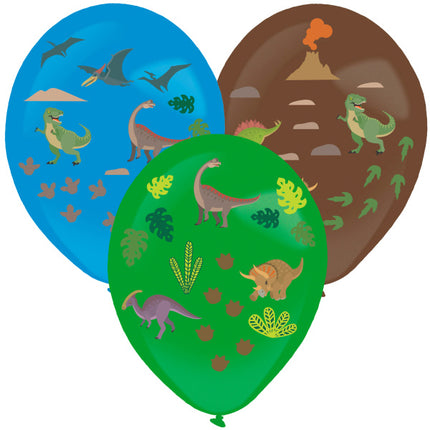 Ballon dinosaure 35cm 3pcs