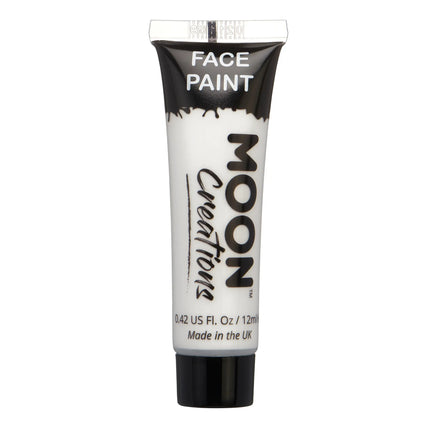 Moon Creations Peinture pour le visage blanc 12ml