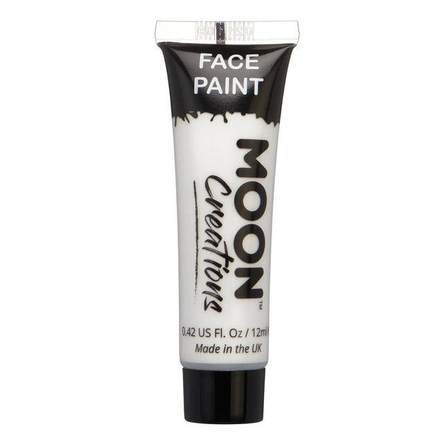 Moon Creations Peinture pour le visage blanc 12ml