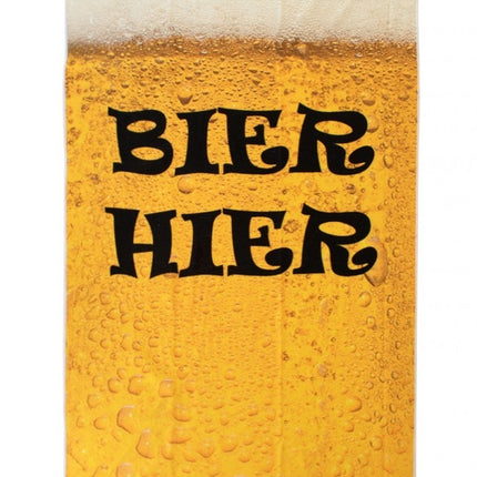 Serviette pour la bière