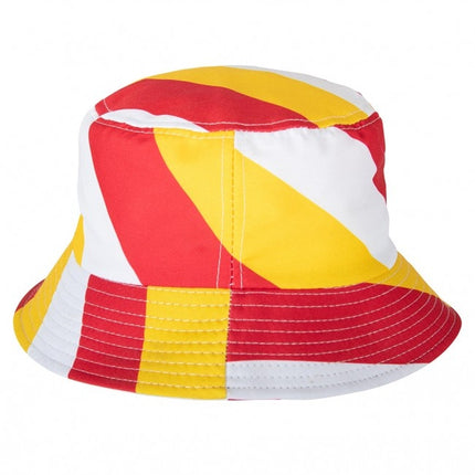 Chapeau de pêcheur Rouge/Blanc/Jaune