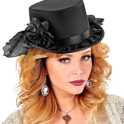 Chapeau noir High Rose