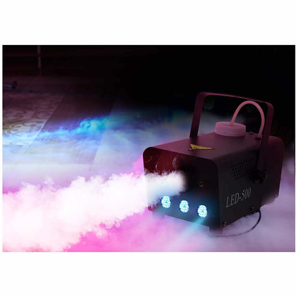 Machine à fumée avec lumière et télécommande